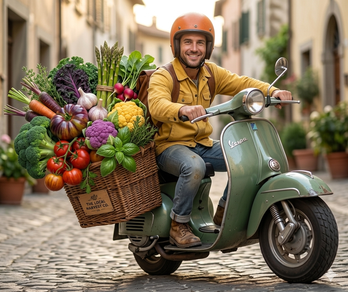 fresh vegetables basket